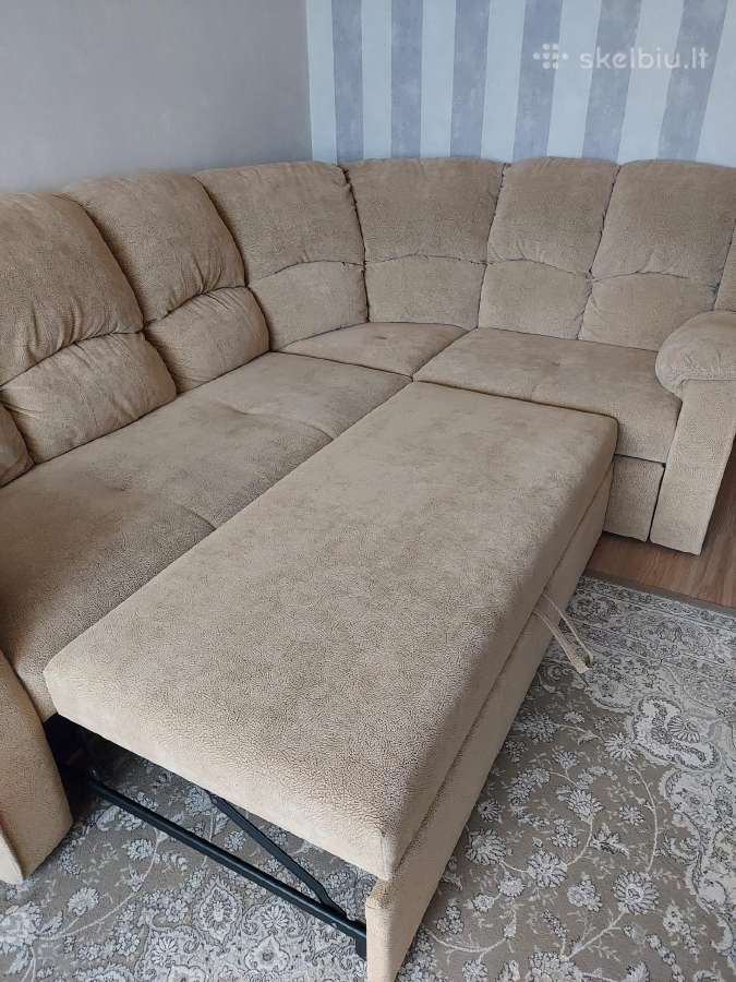 Parduodamas minkštas kampas ir dvivietė sofa. - nuotraukos Nr. 2