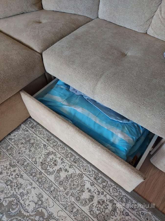Parduodamas minkštas kampas ir dvivietė sofa. - nuotraukos Nr. 3
