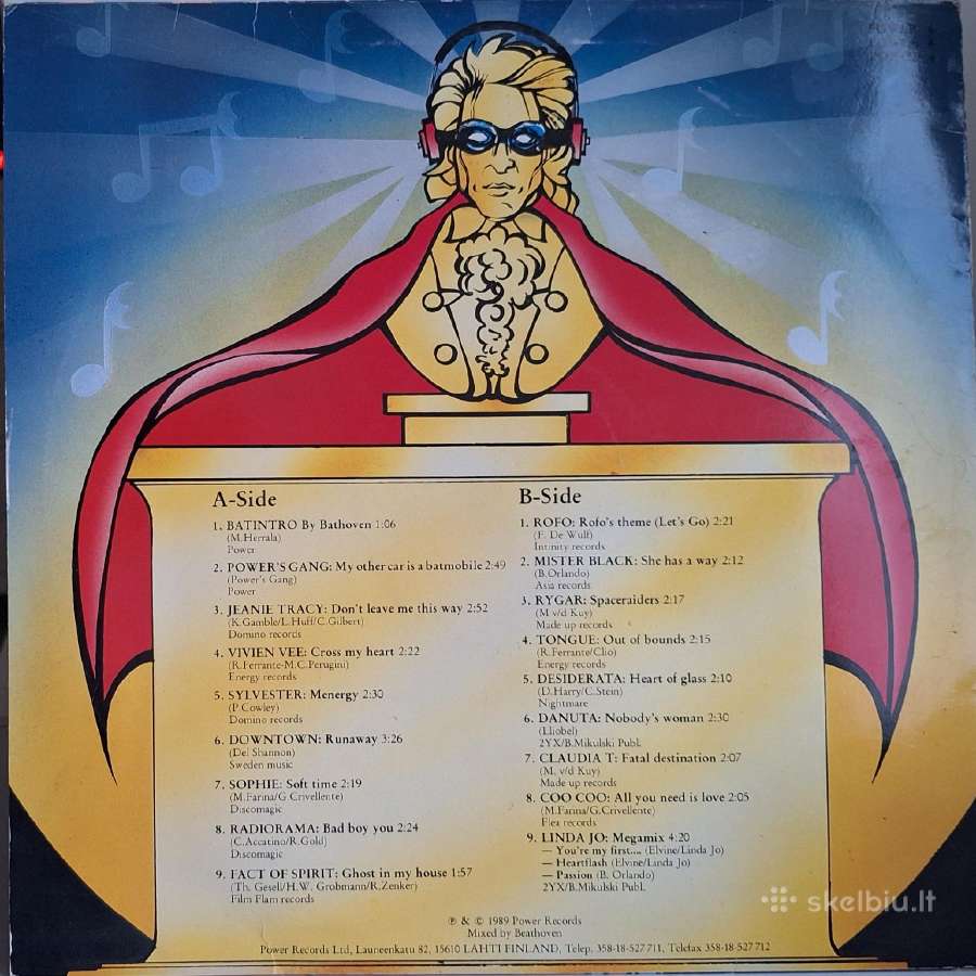 1989 m. išleistas elektroninės muzikos rinkinys Lp - nuotraukos Nr. 2