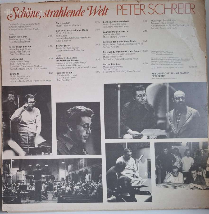 Peterio Schreierio albumo „Schöne, lp - nuotraukos Nr. 2