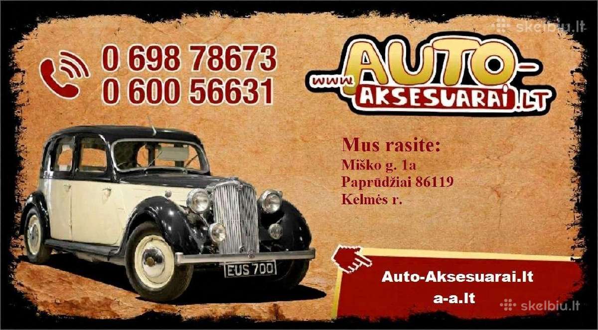 Aksesuaras - auto sėdynė / kanapa - nuotraukos Nr. 7
