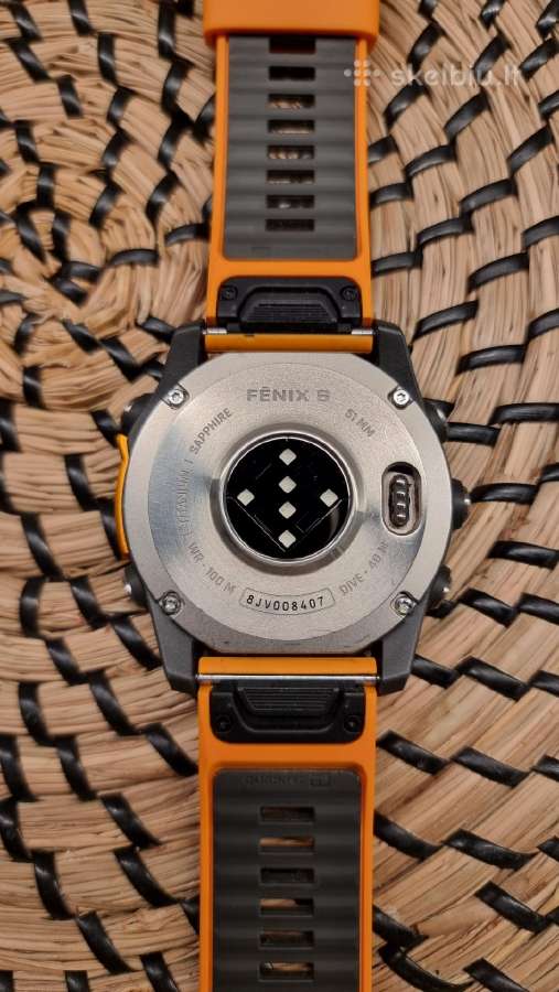 Garmin Fenix 8 Sapphire Titan 51mm - nuotraukos Nr. 6