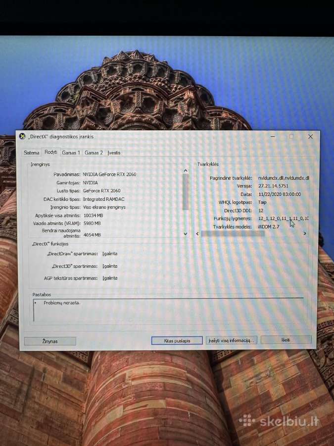 Msi Gaming Codex i5-9400f / Rtx 2060 6gb / 8gb - nuotraukos Nr. 3