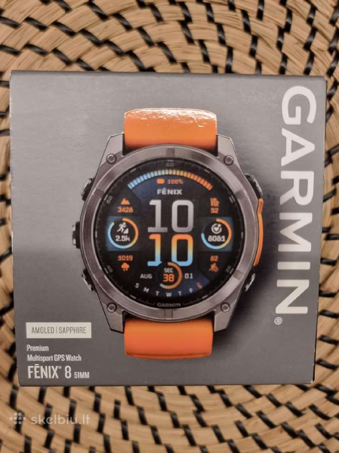 Garmin Fenix 8 Sapphire Titan 51mm - nuotraukos Nr. 7