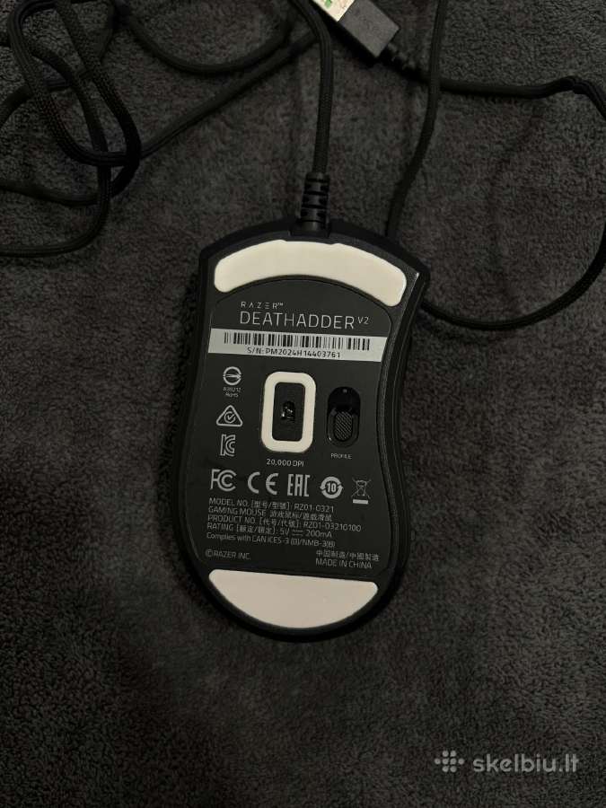 Razer Deathadder V2 žaidimų pelė - nuotraukos Nr. 2