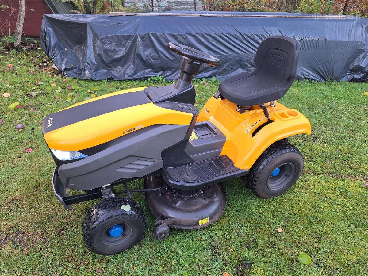 Sodo traktoriukas Stiga E-ride S500 elektrinis - nuotraukos Nr. 4