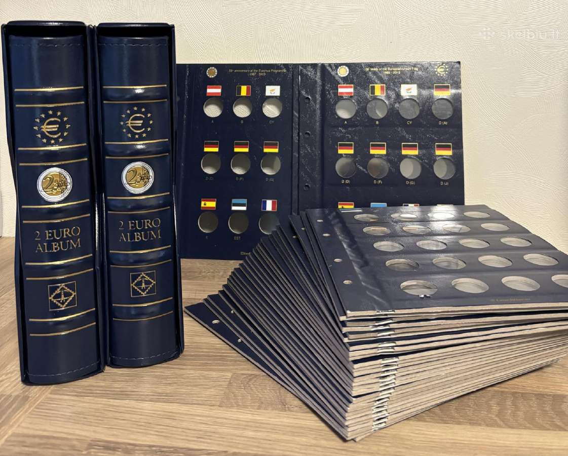 2 Eur monetų albumai - nuotraukos Nr. 5
