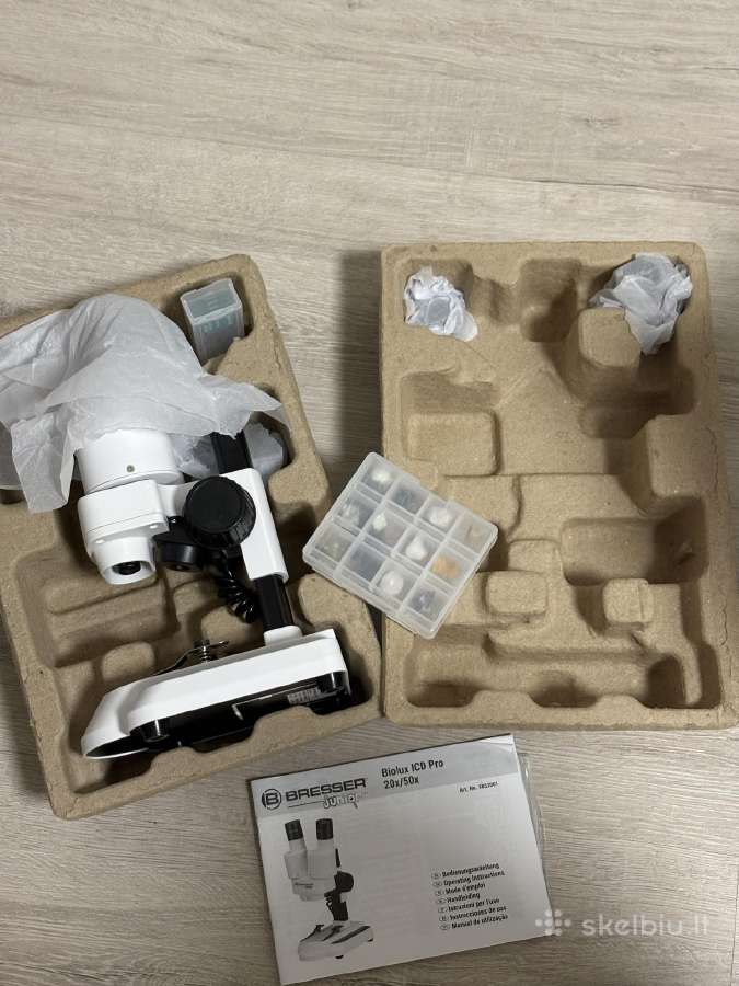 Mikroskopas Bresser Junior Biolux Icd Pro 20x/50x - nuotraukos Nr. 2