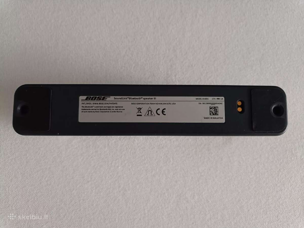 Bose Soundlink Bluetooth Speaker III - nuotraukos Nr. 8