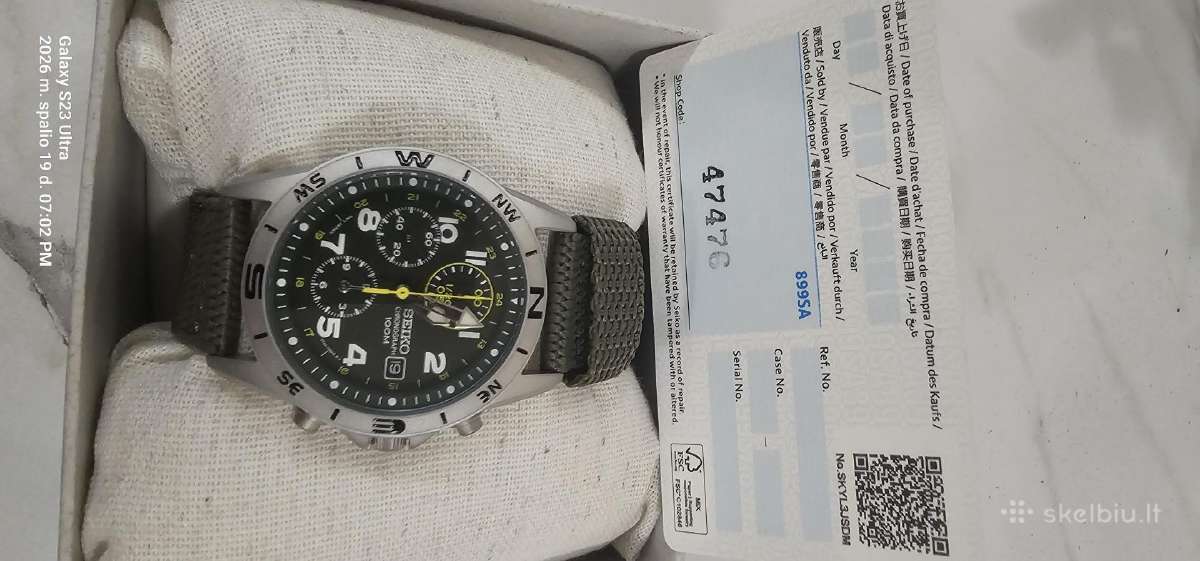 Seiko laikrodis - nuotraukos Nr. 5