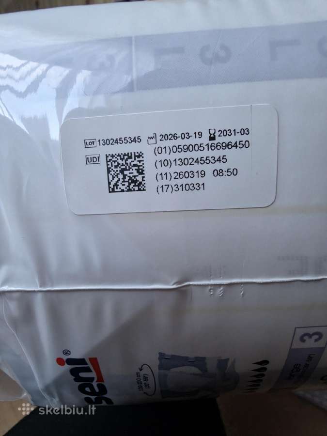 Sauskelnės suaugusiems XL dydis - nuotraukos Nr. 4