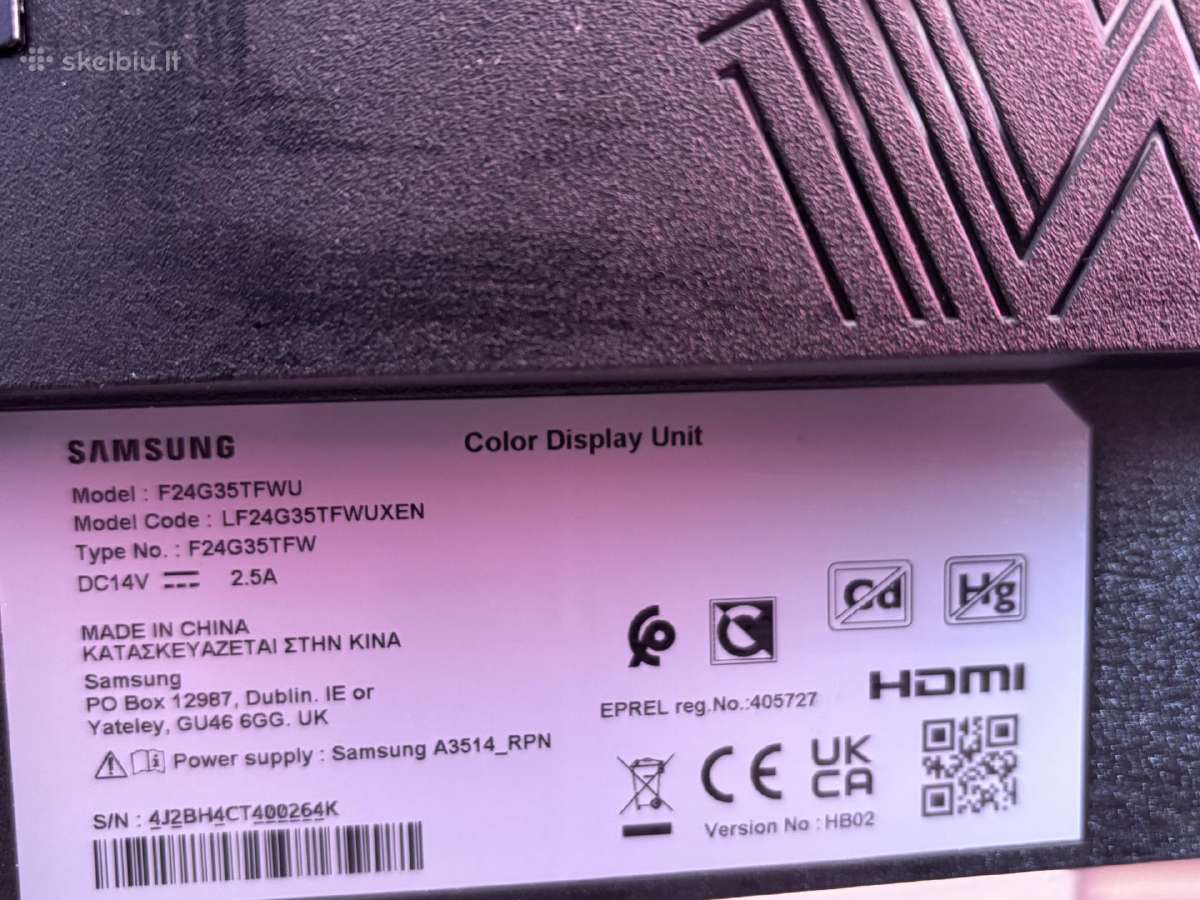 Samsung monitorius.144hz. - nuotraukos Nr. 3