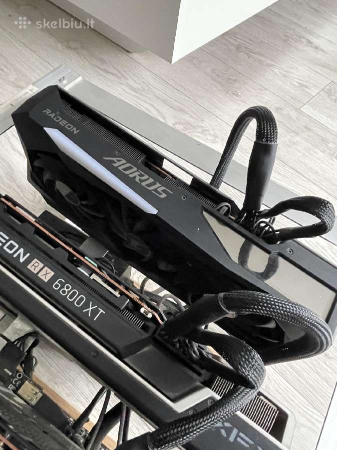 Mining Rig, Gpu, Rx 6800xt 16gb vaizdo plokštės - nuotraukos Nr. 2