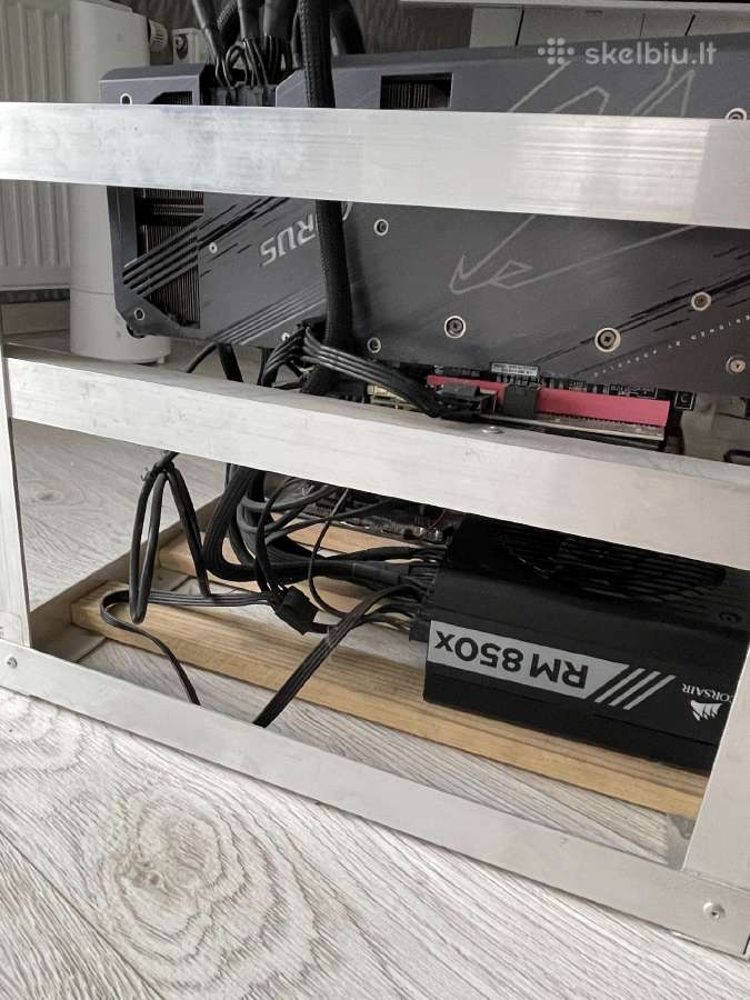 Mining Rig, Gpu, Rx 6800xt 16gb vaizdo plokštės - nuotraukos Nr. 5