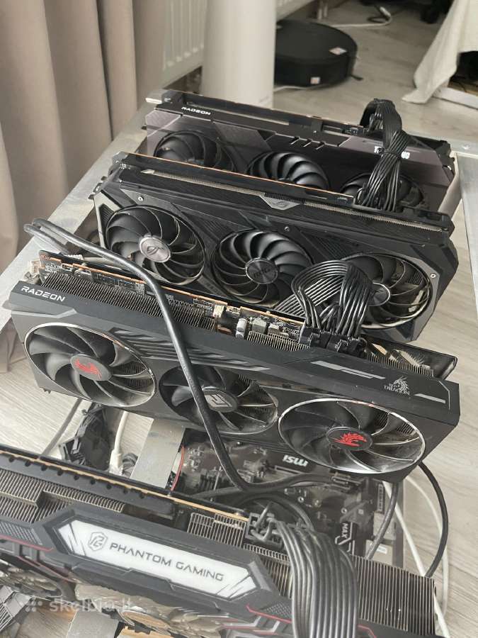 Mining Rig, Gpu, Rx 6800xt 16gb vaizdo plokštės - nuotraukos Nr. 10