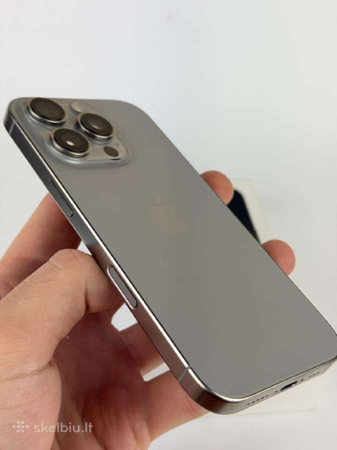 Ekspozicinis iPhone 16 Pro 256 Natural Titanium - nuotraukos Nr. 5
