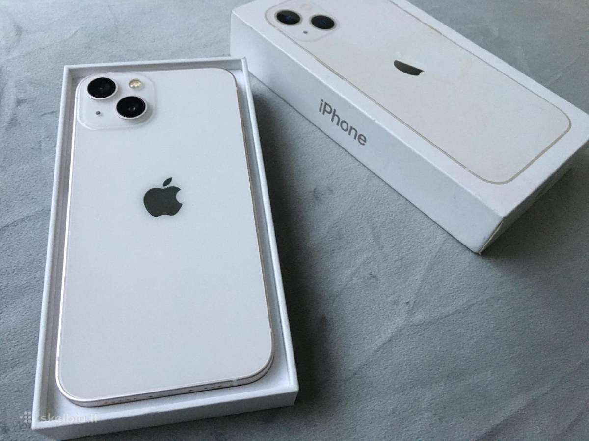 iPhone 13 White 128gb - nuotraukos Nr. 2