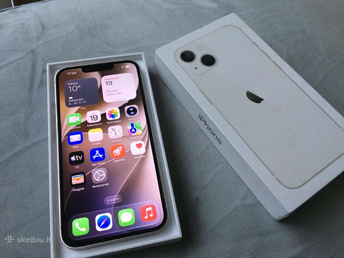 iPhone 13 White 128gb - nuotraukos Nr. 11