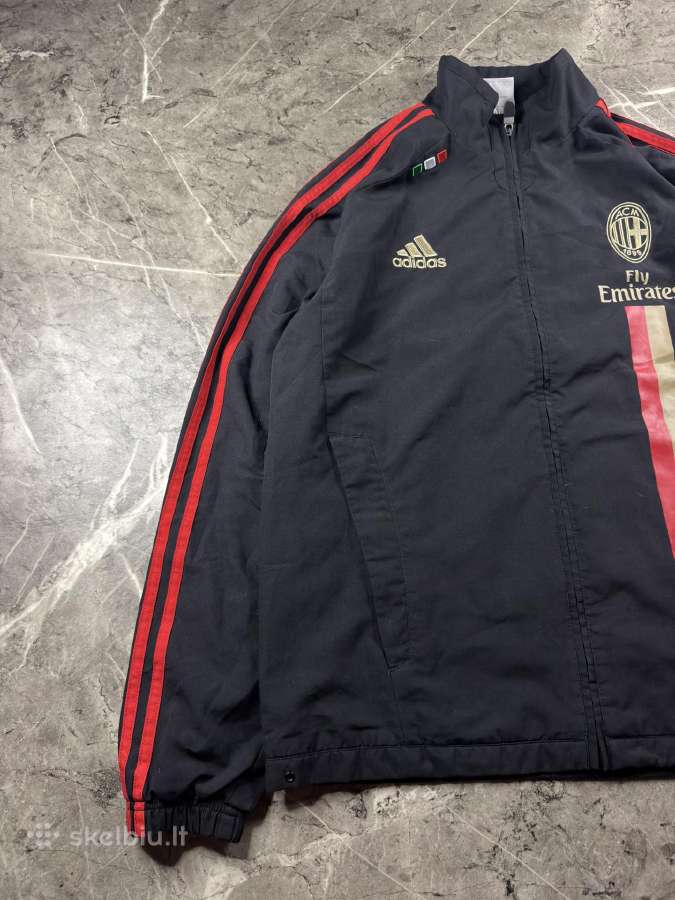 Adidas Ac Milan 2010 Vintažinis Futbolo Švarkas - nuotraukos Nr. 2