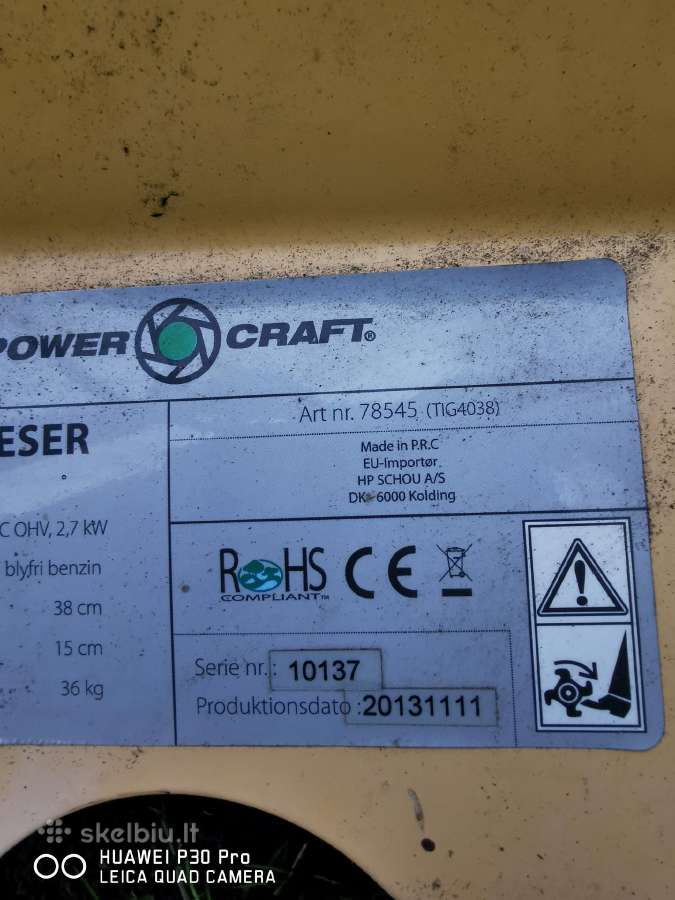 Benzininis kultivatorius Loncin 140cc - nuotraukos Nr. 5
