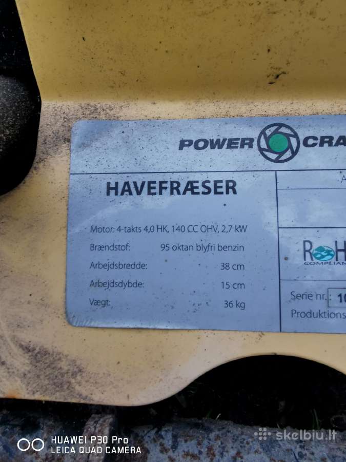 Benzininis kultivatorius Loncin 140cc - nuotraukos Nr. 6