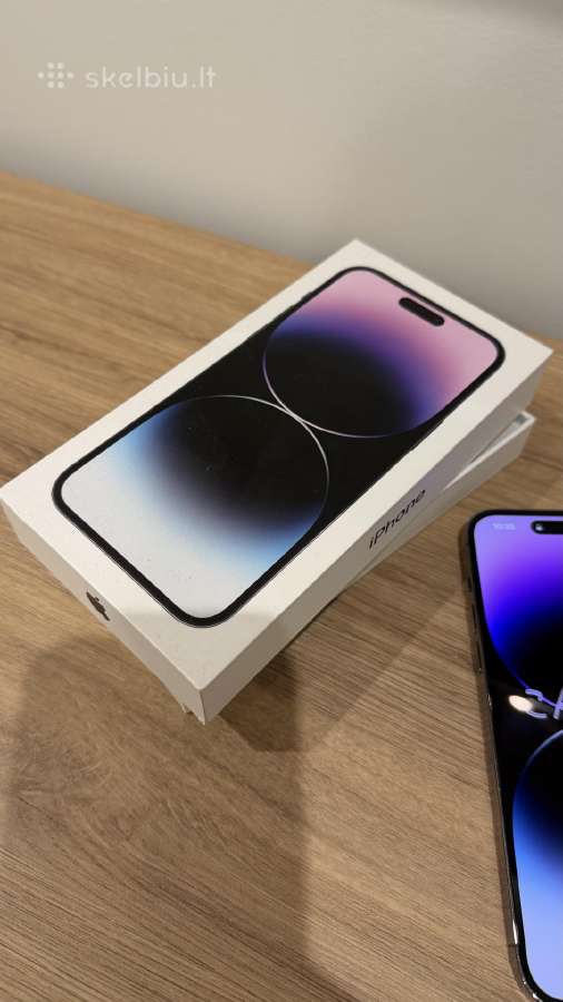 iPhone 14 Pro Max 256 GB Deep Purple - nuotraukos Nr. 3