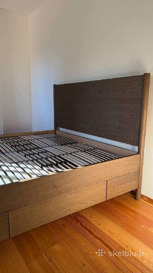 Ikea Tonstad lova 160200 su stalčiais + grotelės - nuotraukos Nr. 6