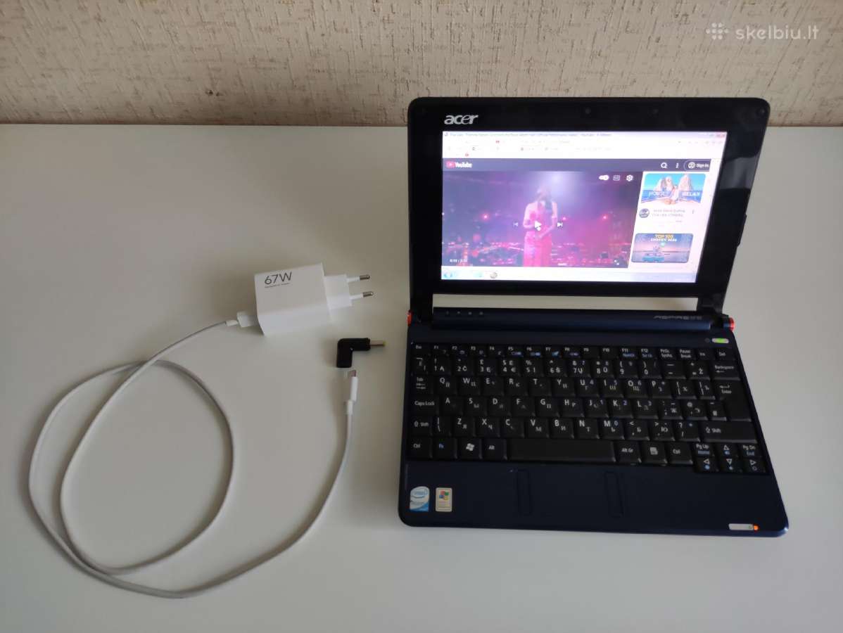 Acer Aspire One Zg5 mini nešiojamas kompiuteris - nuotraukos Nr. 11