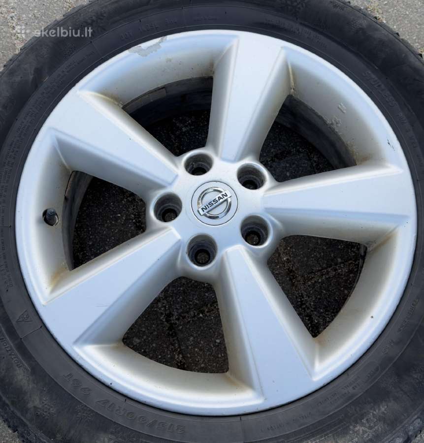 Žieminės padangos originalūs Nissan rantlankiai - nuotraukos Nr. 2