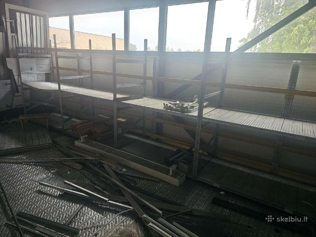 Antrasole Mezoninas su stelažais sandėliui - nuotraukos Nr. 4
