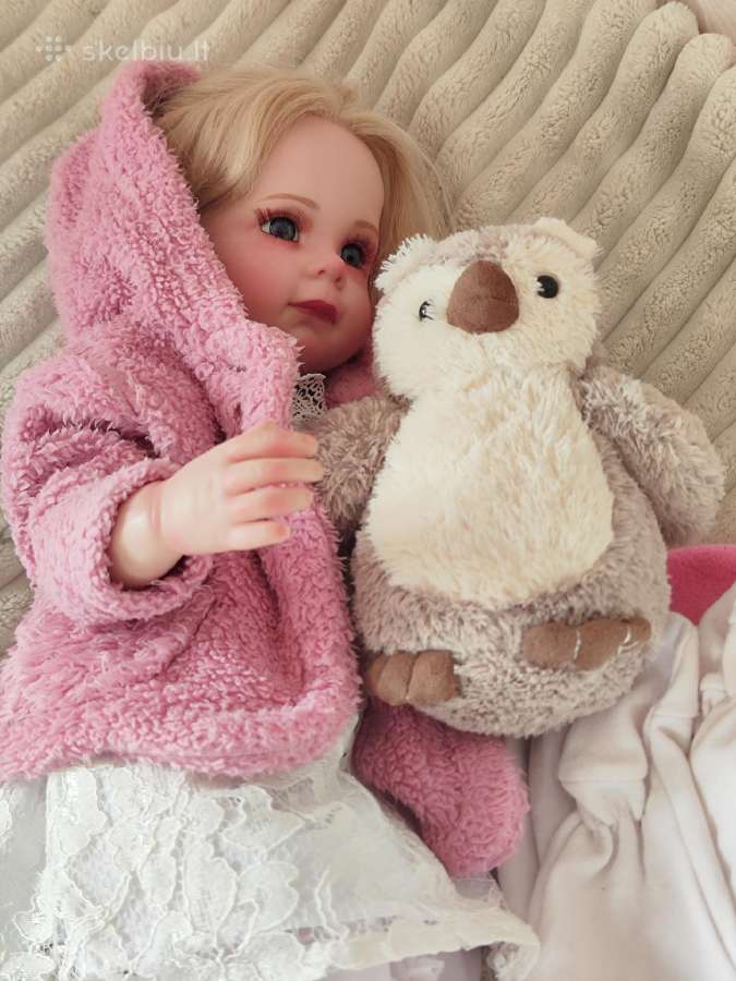Didelė princesė reborn tikroviška lėlė - nuotraukos Nr. 27