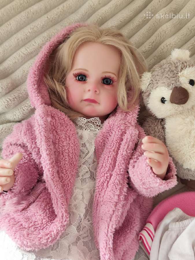 Didelė princesė reborn tikroviška lėlė - nuotraukos Nr. 30