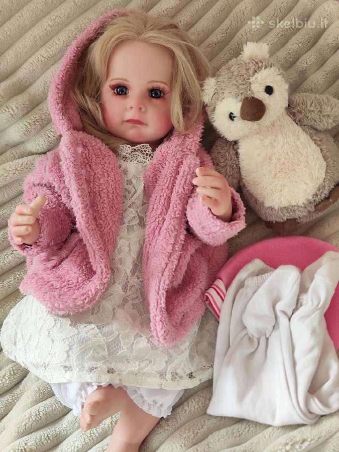 Didelė princesė reborn tikroviška lėlė - nuotraukos Nr. 33