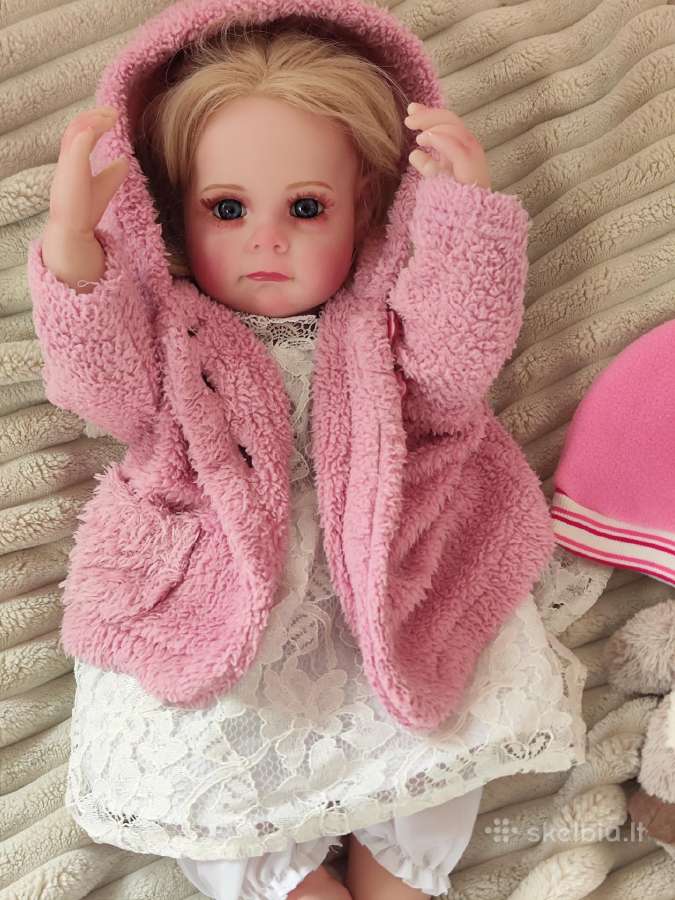 Didelė princesė reborn tikroviška lėlė - nuotraukos Nr. 35