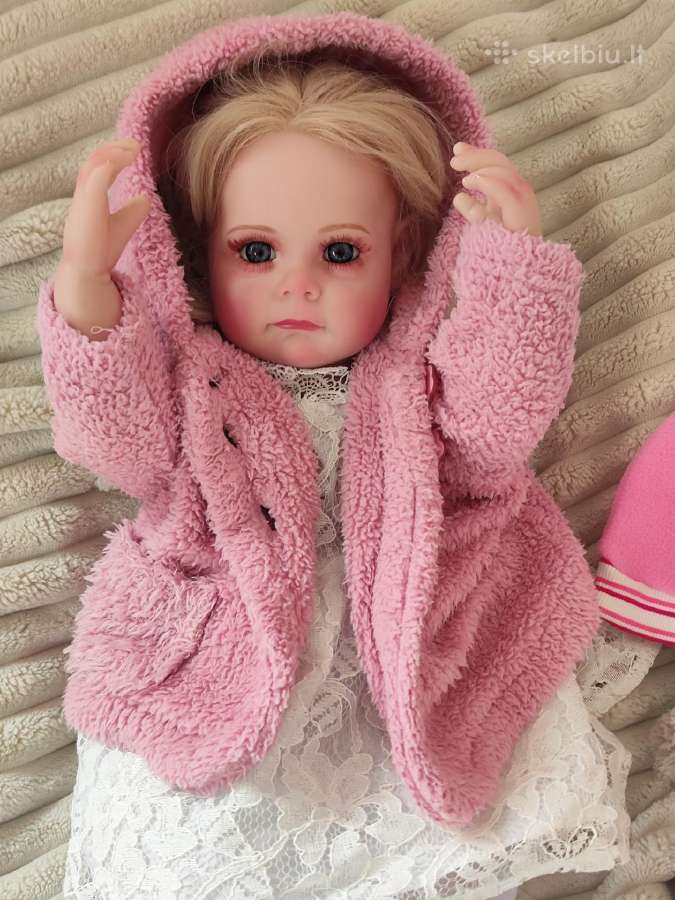 Didelė princesė reborn tikroviška lėlė - nuotraukos Nr. 36