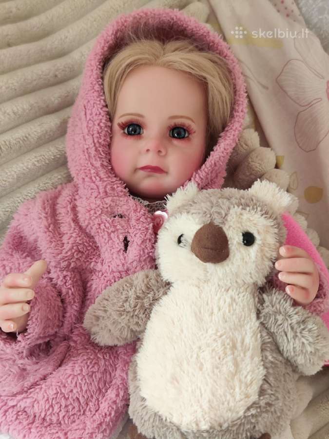 Didelė princesė reborn tikroviška lėlė - nuotraukos Nr. 37