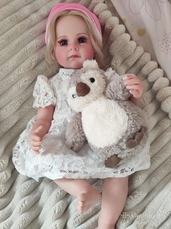 Didelė princesė reborn tikroviška lėlė - nuotraukos Nr. 26