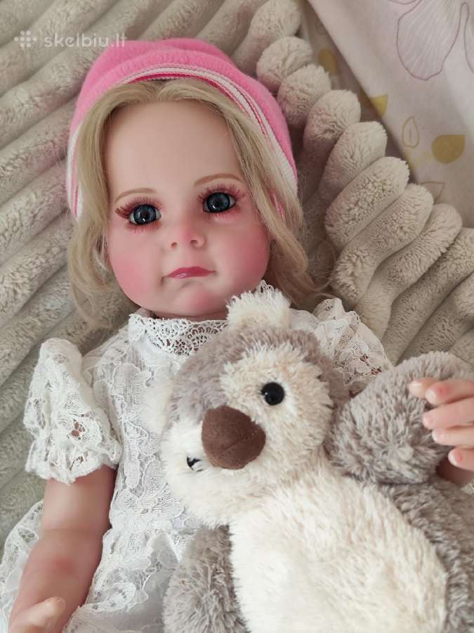 Didelė princesė reborn tikroviška lėlė - nuotraukos Nr. 38