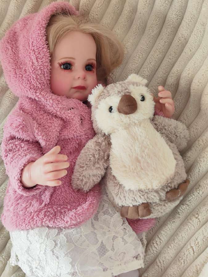 Didelė princesė reborn tikroviška lėlė - nuotraukos Nr. 34