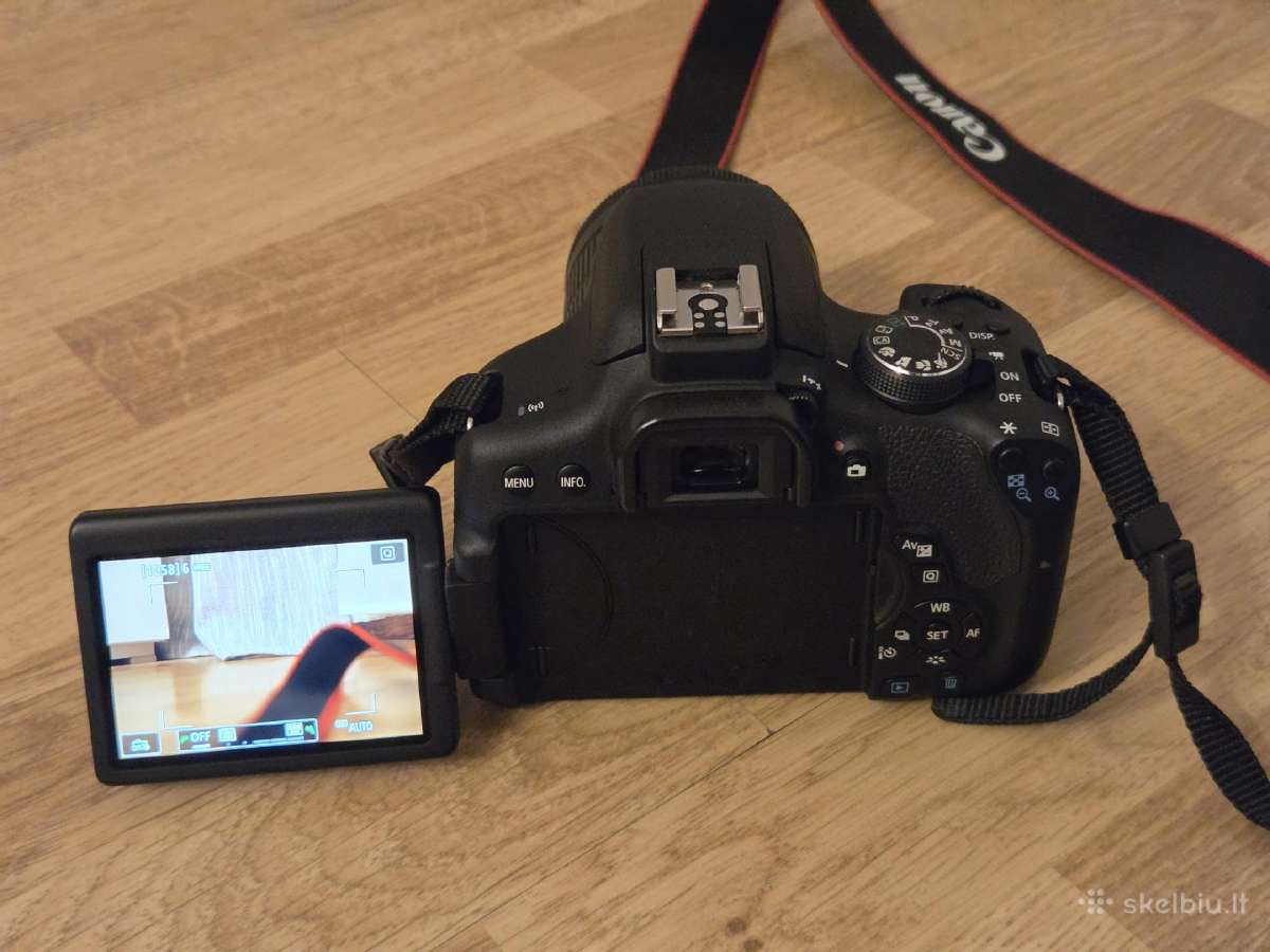 Canon EOS 750d / 18-55mm Is Stm / 3.5k kadrų - nuotraukos Nr. 6