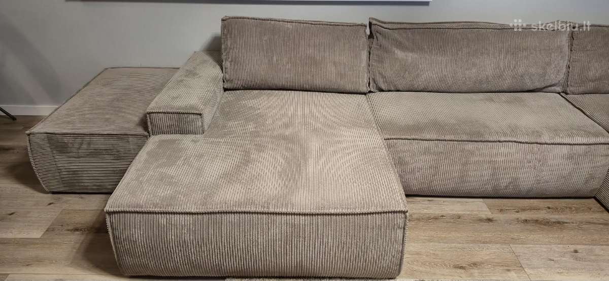 Kampas - sofa su miegamojo vieta ir dėže patalams - nuotraukos Nr. 3