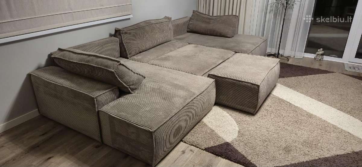 Kampas - sofa su miegamojo vieta ir dėže patalams - nuotraukos Nr. 8
