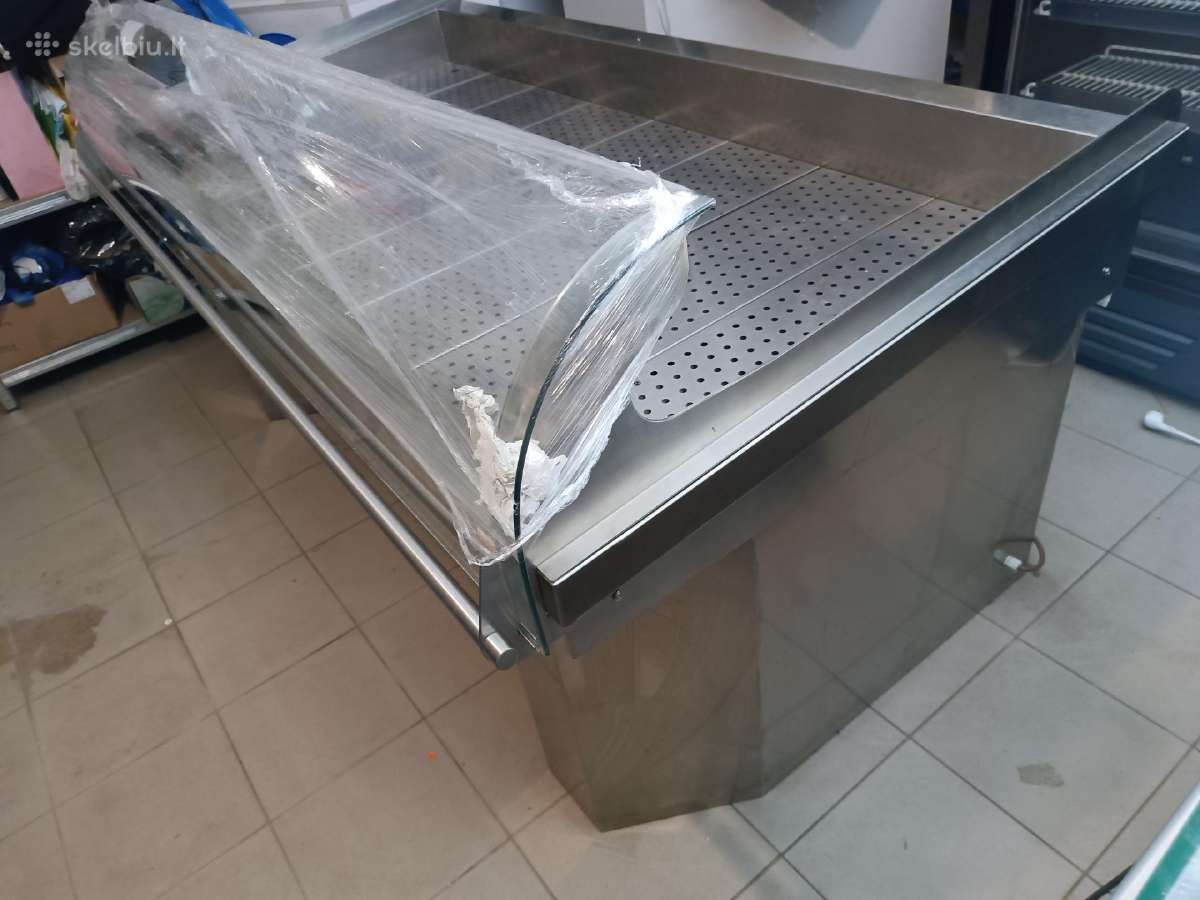 Nerūdijančio plieno šaldoma žuvies vitrina - nuotraukos Nr. 4