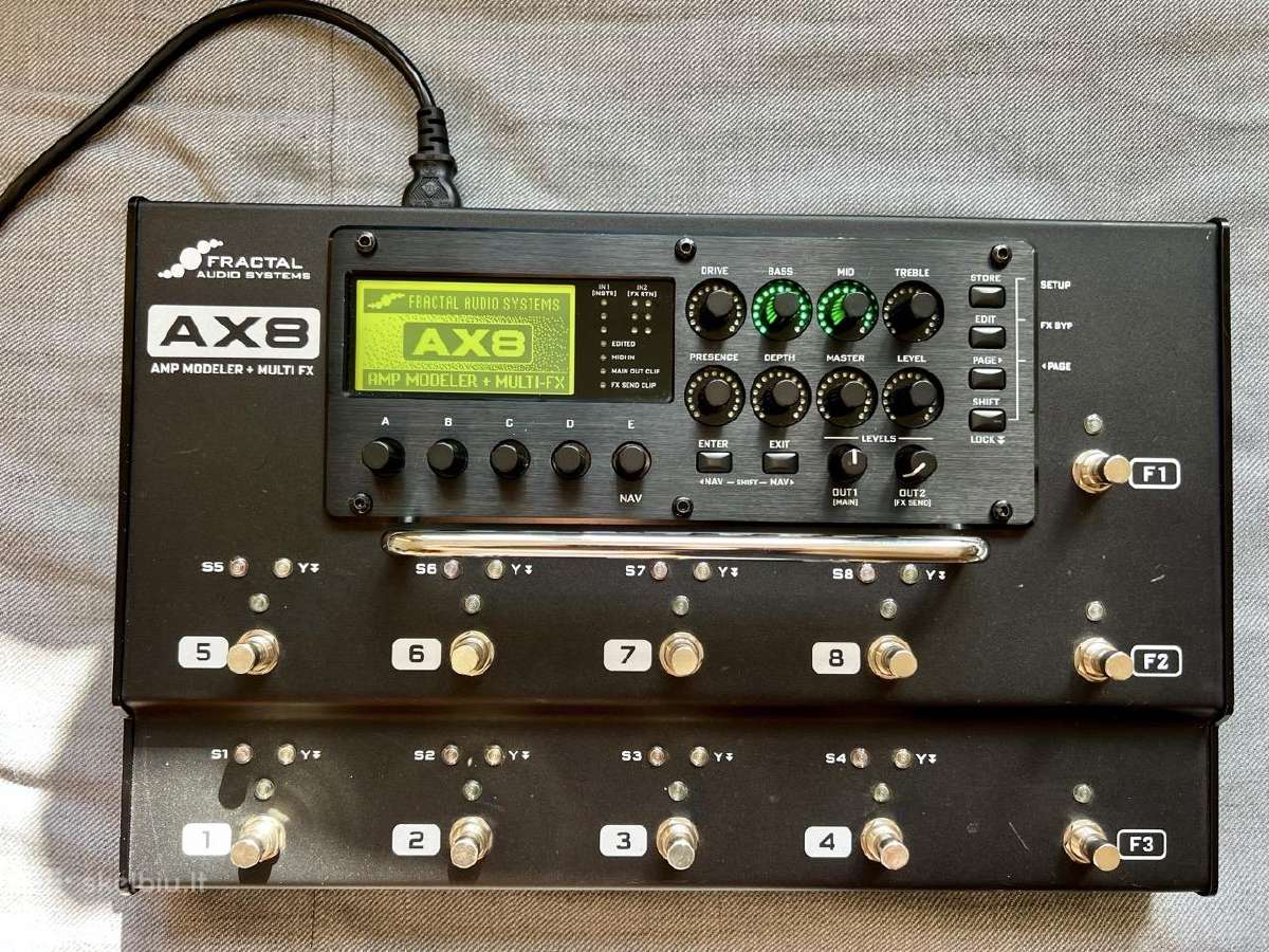 Gitaros procesorius Fractal Ax8 (Profesionalus) - nuotraukos Nr. 6