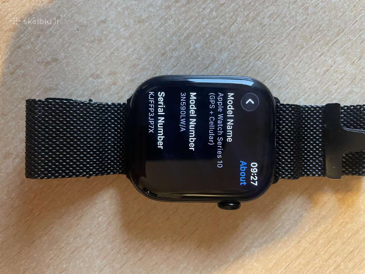 Apple Watch Series10 46 GPS + esim - 99% baterija - nuotraukos Nr. 3