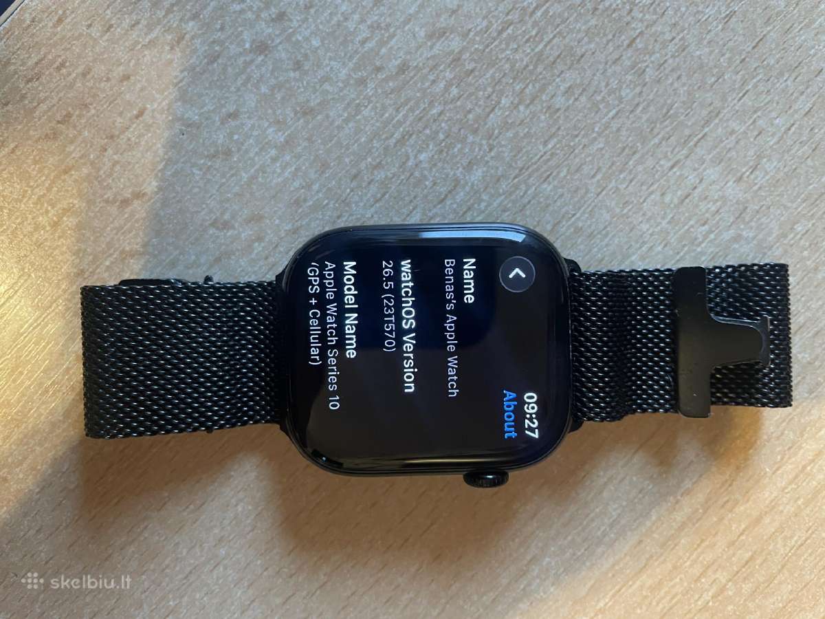 Apple Watch Series10 46 GPS + esim - 99% baterija - nuotraukos Nr. 4