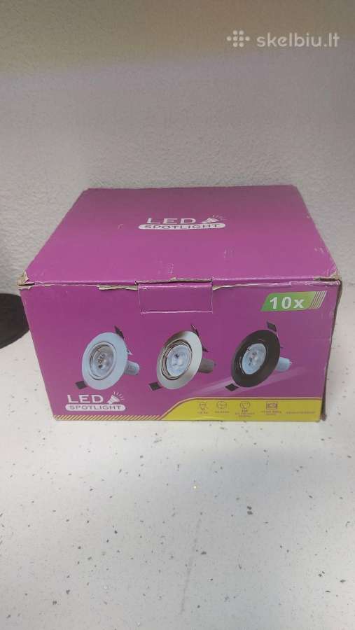 LED įleidžiamų šviestuvų komplektas - nuotraukos Nr. 2