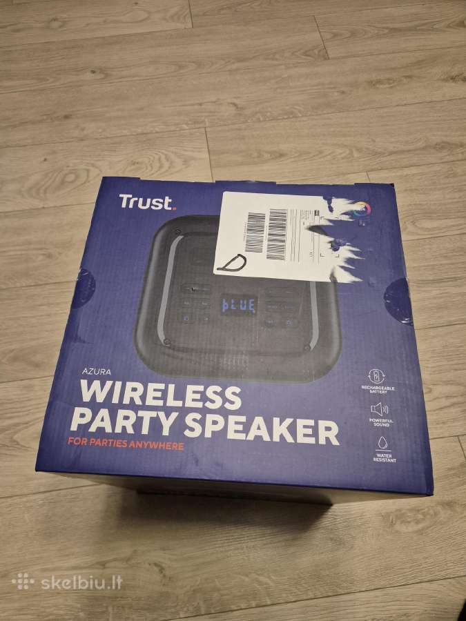 Garso kolonėlė Trust Azura Wireless Party Speaker - nuotraukos Nr. 5