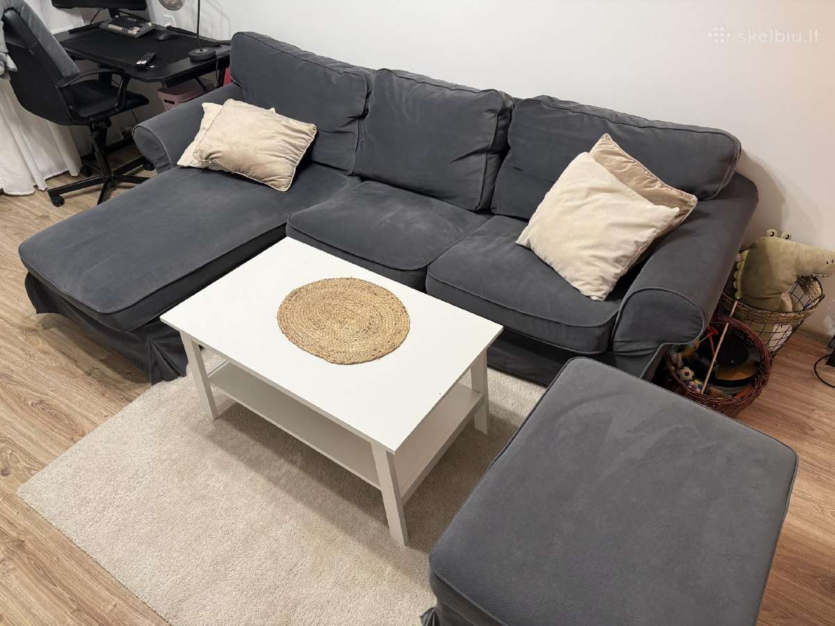 Sofa su pufu - nuotraukos Nr. 7