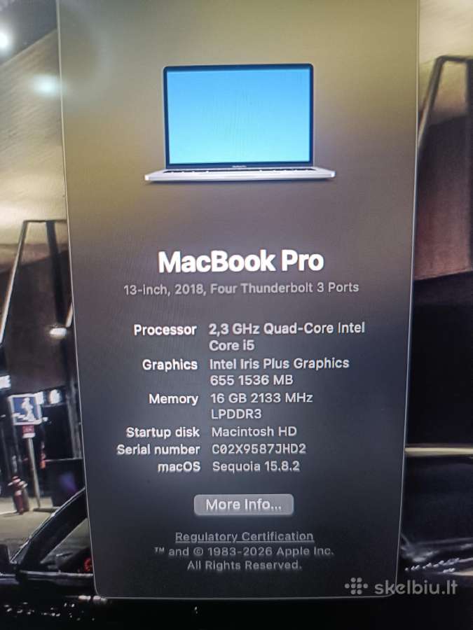 MacBook pro 13 touchpad - nuotraukos Nr. 3
